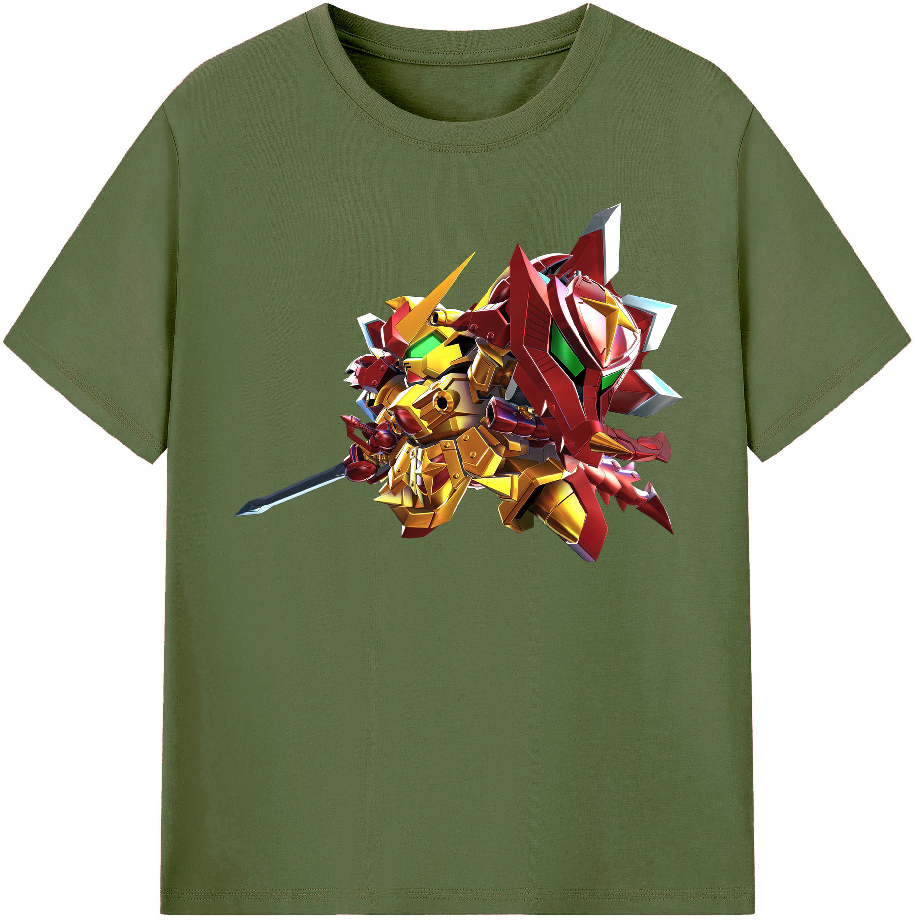 （画像用） 機動戦士ガンダム Mobile Suit Gundam 綿100％半袖Tシャツ（フロントプリント）